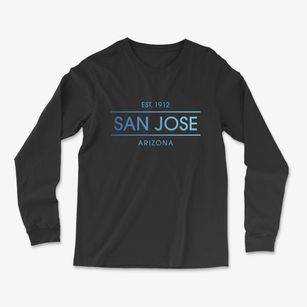 San Jose Arizona Horizon Light Soft Long Sleeve T-Shirt