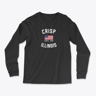 Crisp Illinois Patriot Light Soft Long Sleeve T-Shirt