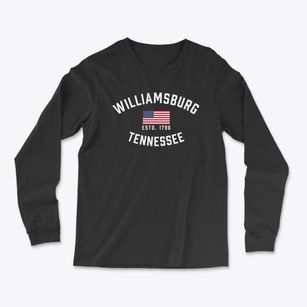 Williamsburg Tennessee Patriot Light Soft Long Sleeve T-Shirt