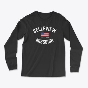 Belleview Missouri Patriot Light Soft Long Sleeve T-Shirt