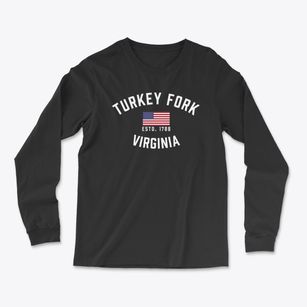 Turkey Fork Virginia Patriot Light Soft Long Sleeve T-Shirt
