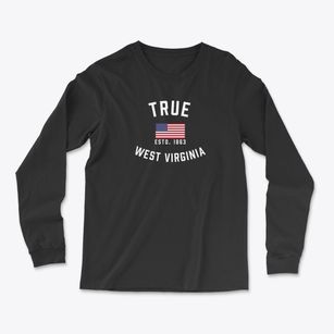 True West Virginia Patriot Light Soft Long Sleeve T-Shirt