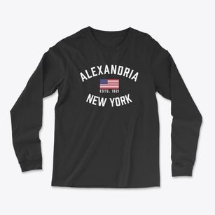 Alexandria New York Patriot Light Soft Long Sleeve T-Shirt