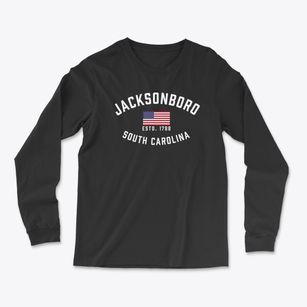 Jacksonboro South Carolina Patriot Light Soft Long Sleeve T-Shirt
