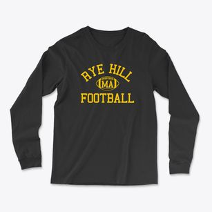 Rye Hill Massachusetts Football Light Soft Long Sleeve T-Shirt
