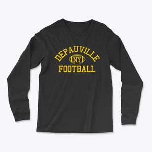 Depauville New York Football Light Soft Long Sleeve T-Shirt
