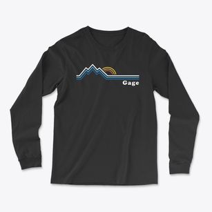 Gage New Mexico Mountain View Light Soft Long Sleeve T-Shirt
