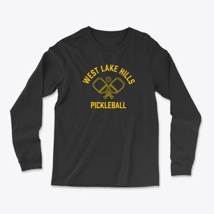 West Lake Hills Texas Pickleball Light Soft Long Sleeve T-Shirt