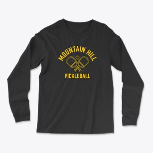 Mountain Hill Georgia Pickleball Light Soft Long Sleeve T-Shirt