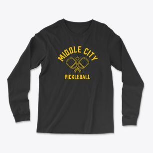 Middle City Tennessee Pickleball Light Soft Long Sleeve T-Shirt