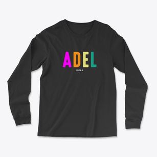 Adel Iowa Color Pop Light Soft Long Sleeve T-Shirt