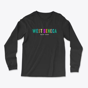 West Seneca New York Color Pop Light Soft Long Sleeve T-Shirt