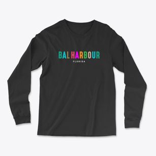 Bal Harbour Florida Color Pop Light Soft Long Sleeve T-Shirt