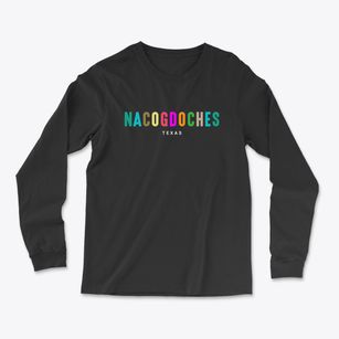 Nacogdoches Texas Color Pop Light Soft Long Sleeve T-Shirt