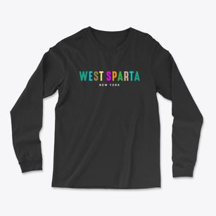 West Sparta New York Color Pop Light Soft Long Sleeve T-Shirt