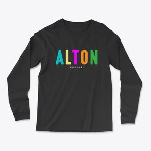 Alton Missouri Color Pop Light Soft Long Sleeve T-Shirt