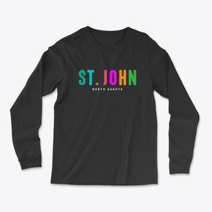 St. John North Dakota Color Pop Light Soft Long Sleeve T-Shirt