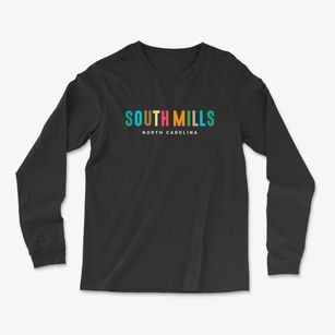 South Mills North Carolina Color Pop Light Soft Long Sleeve T-Shirt