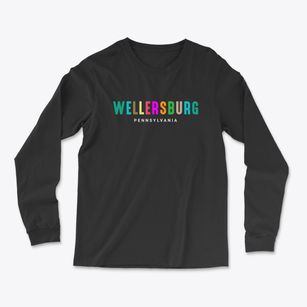 Wellersburg Pennsylvania Color Pop Light Soft Long Sleeve T-Shirt
