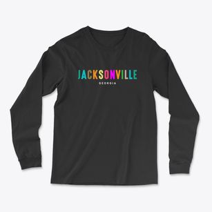 Jacksonville Georgia Color Pop Light Soft Long Sleeve T-Shirt