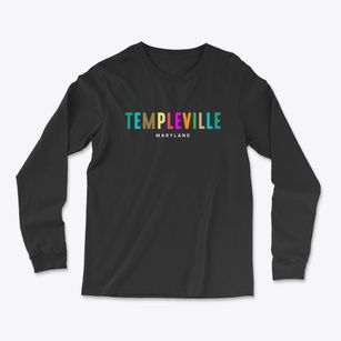 Templeville Maryland Color Pop Light Soft Long Sleeve T-Shirt