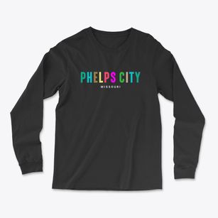 Phelps City Missouri Color Pop Light Soft Long Sleeve T-Shirt
