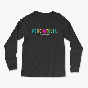 Ponchatoula Louisiana Color Pop Light Soft Long Sleeve T-Shirt