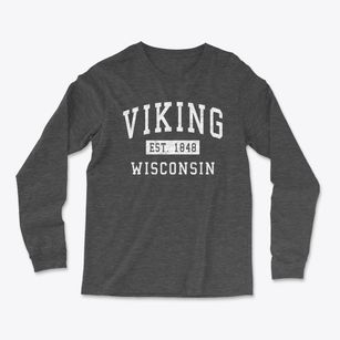 Viking Wisconsin Classic Established Light Soft Long Sleeve T-Shirt