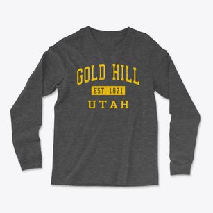 Gold Hill Utah Classic Established Light Soft Long Sleeve T-Shirt