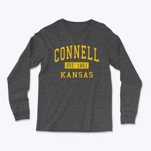 Connell Kansas Classic Established Light Soft Long Sleeve T-Shirt
