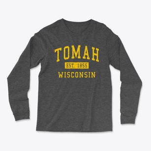 Tomah Wisconsin Classic Established Light Soft Long Sleeve T-Shirt
