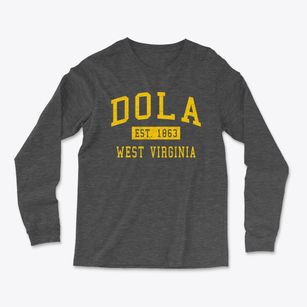Dola West Virginia Classic Established Light Soft Long Sleeve T-Shirt