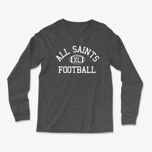 All Saints Episcopal School Classic Football Light Soft Long Sleeve T-Shirt
