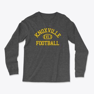 Knoxville Junior High School Classic Football Light Soft Long Sleeve T-Shirt