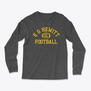 E G Hewitt Intermediate School Classic Football Light Soft Long Sleeve T-Shirt