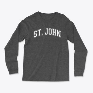 Saint John Elementary School Varsity Arch Light Soft Long Sleeve T-Shirt