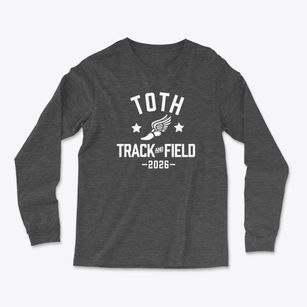 Toth Elementary School Track and Field Light Soft Long Sleeve T-Shirt