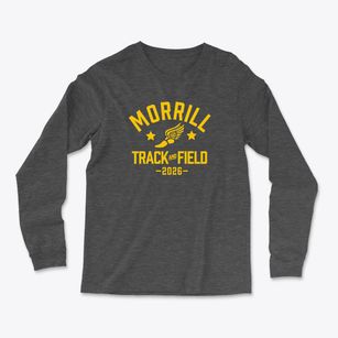Morrill Middle School Track and Field Light Soft Long Sleeve T-Shirt