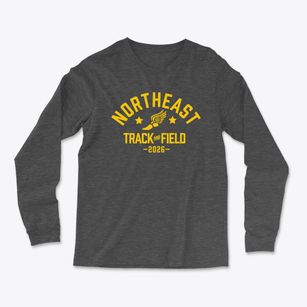 Northeast Academy Track and Field Light Soft Long Sleeve T-Shirt
