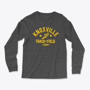 Knoxville Junior High School Track and Field Light Soft Long Sleeve T-Shirt