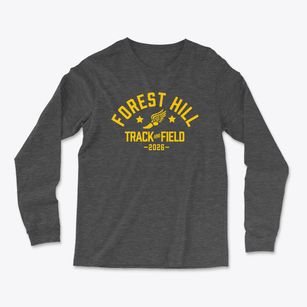 Forest Hill Elementary School Track and Field Light Soft Long Sleeve T-Shirt