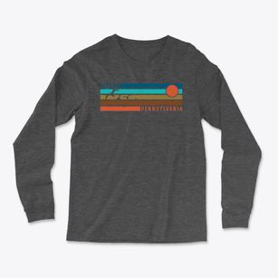 Taylor Pennsylvania Blissful Sunset Light Soft Long Sleeve T-Shirt