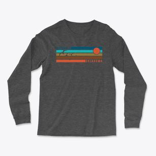 Woodall Oklahoma Blissful Sunset Light Soft Long Sleeve T-Shirt