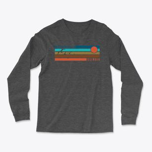 Matherville Illinois Blissful Sunset Light Soft Long Sleeve T-Shirt