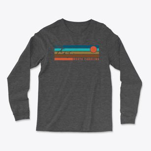 Waco North Carolina Blissful Sunset Light Soft Long Sleeve T-Shirt