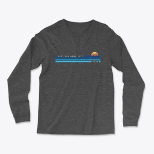 Post Oak Bend City Texas Water View Light Soft Long Sleeve T-Shirt