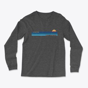 Coalton West Virginia Water View Light Soft Long Sleeve T-Shirt