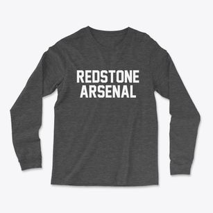 Redstone Arsenal Alabama Classic Block Light Soft Long Sleeve T-Shirt