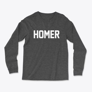 Homer Georgia Classic Block Light Soft Long Sleeve T-Shirt