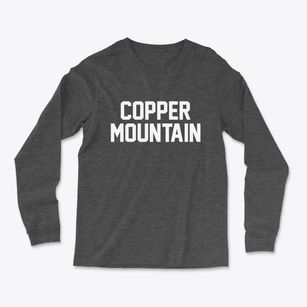 Copper Mountain Colorado Classic Block Light Soft Long Sleeve T-Shirt